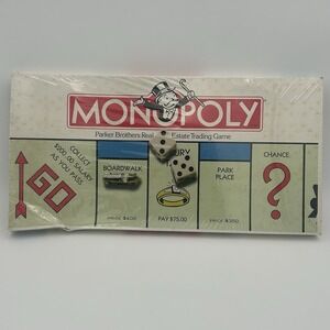 SEALED!‎ 1985 Vintage Monopoly Board Game Parker Brothers No. 0009 - New